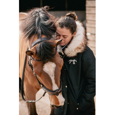 Parka Pénélope Mega Lyon Negro