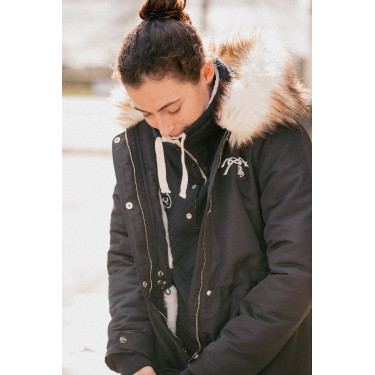 Parka Pénélope Mega Lyon Negro