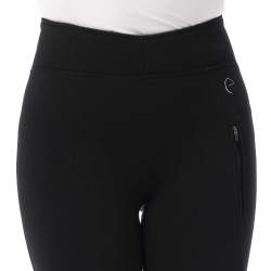 Pantalón de softshell Equi-Theme Dolomyt con culera de silicona Negro