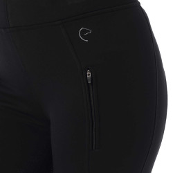 Pantalón de softshell Equi-Theme Dolomyt con culera de silicona Negro