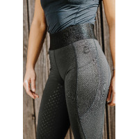 Legging Je t'aime Equithème Iris Gris oscuro Legging Je t'aime Equithème Iris Gris oscuro
