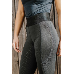 Legging Je t'aime Equithème Iris Negro
