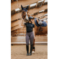 Legging Je t'aime Equithème Iris Gris oscuro Legging Je t'aime Equithème Iris Gris oscuro