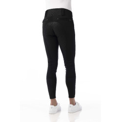 Pantalón softshell Equitheme Zermatt con culera de silicona Negro