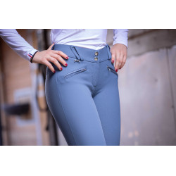 Pantalón de equitación Pénélope Rocky Stone Mar de Bering Azul