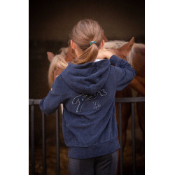 Sudadera Eden de Pénélope Capu Towel Azul marino Sudadera Eden de Pénélope Capu Towel Azul marino