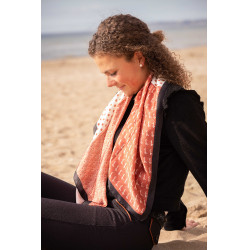 Pañuelo Pénélope Mya Crudo / óxido Blanco