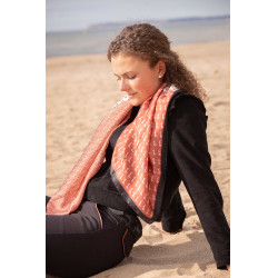 Pañuelo Pénélope Mya Crudo / óxido Blanco