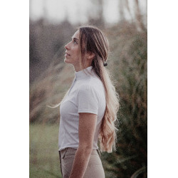 Polo de concurso con mangas cortas PENELOPE Las Honey Blanco