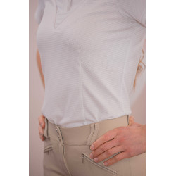 Polo de concurso con mangas cortas PENELOPE Las Honey Blanco