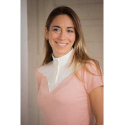 Polo de concurso con mangas cortas PENELOPE Las Honey Rosa