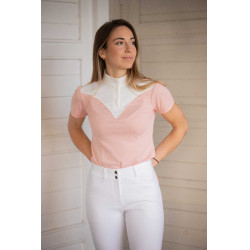 Polo de concurso con mangas cortas PENELOPE Las Honey Rosa
