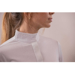 Polo de concurso con mangas largas PENELOPE Las Honey Blanco