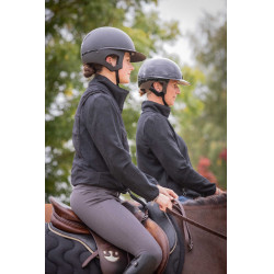 Casco PENELOPE visera larga Negro brillante Casco PENELOPE visera larga Negro brillante