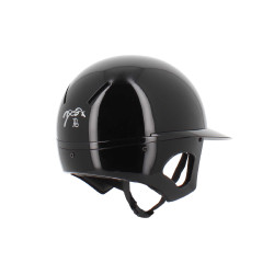 Casco PENELOPE visera larga Negro brillante Casco PENELOPE visera larga Negro brillante