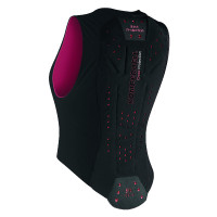 Protector de espalda Komperdell FlexFit señoras Negro / burdeos