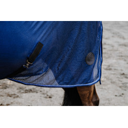 Camisa Equithème Classic 3D mesh Azul marino