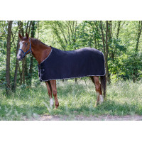 Manta polar Riding World Negro / Gris