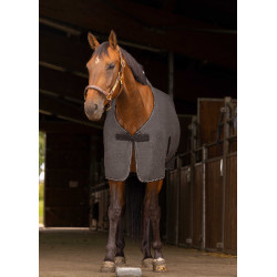 Manta Equi-Theme Chiné Gris
