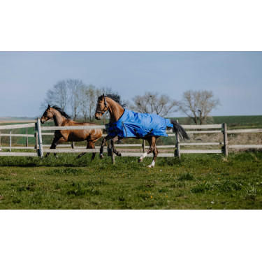 Cobertura Equithème Tyrex Aisance 1200D Azul real Cobertura Equithème Tyrex Aisance 1200D Azul real
