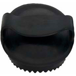 Almohaza de goma T de T Negro