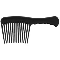 Peine de dientes grandes P.V.C. HIPPOTONIC - Suave Negro Peine de dientes grandes P.V.C. HIPPOTONIC - Suave Negro