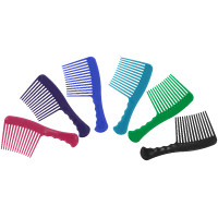 Peine de dientes grandes P.V.C. HIPPOTONIC - Suave Negro