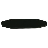 Protector de barbada Norton de goma forrado de tela Negro Protector de barbada Norton de goma forrado de tela Negro