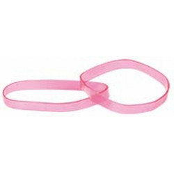 Gomas para crines silicona T de T Rosa