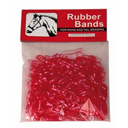 Gomas para crines silicona T de T Rosa