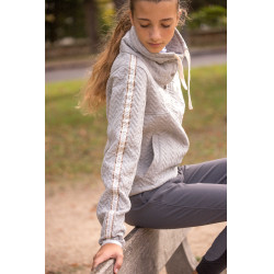 Sudadera Pénélope Pépita Gris