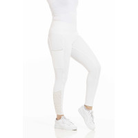 Pantalón Equithème Brigitte con culera de silicona Blanco Pantalón Equithème Brigitte con culera de silicona Blanco