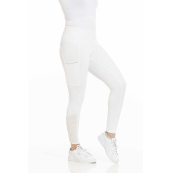 Pantalón Equithème Brigitte con culera de silicona Blanco
