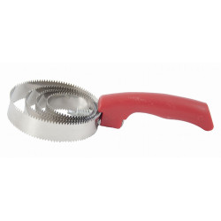 Almohaza métalica redonda T de T Roja Rojo