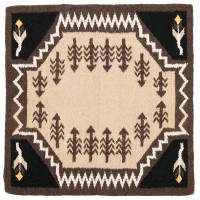Mantilla navajo Westride by Franck Perret Sioux Marrón / beige