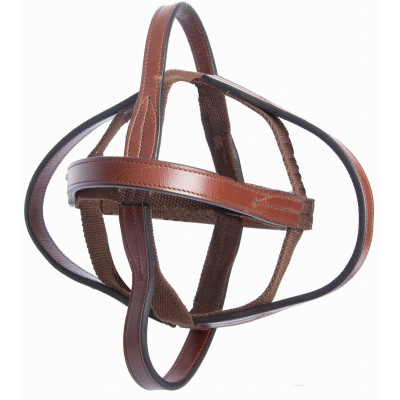 Correas de amarre para pelota de Horse-Ball T de T Havana oscuro