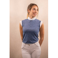 Polo de Malla sin mangas PENELOPE Seville Gris azulado