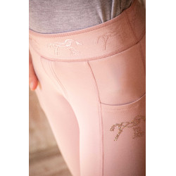 Pantalón Pull On Eden de Pénélope Delphe Rosa empolvado