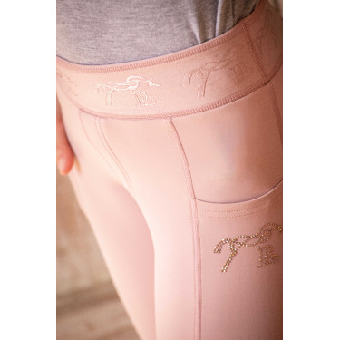 Pantalón Pull On Eden de Pénélope Delphe Rosa empolvado