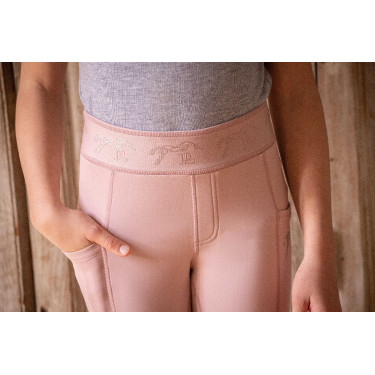 Pantalón Pull On Eden de Pénélope Delphe Rosa empolvado