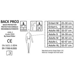 Dorsal Equithème Cox Negro / rojo