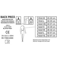 Dorsal Equithème Cox Negro / rojo Dorsal Equithème Cox Negro / rojo
