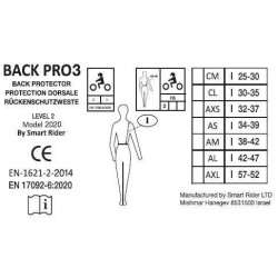 Dorsal Equithème Cox Negro / rojo