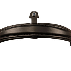 Muserola especial de doma Stübben combinada 2300 Leitrim Negro / negro plateado