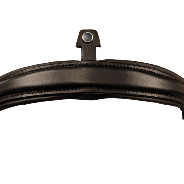 Muserola especial de doma Stübben combinada 2300 Leitrim Negro / negro plateado