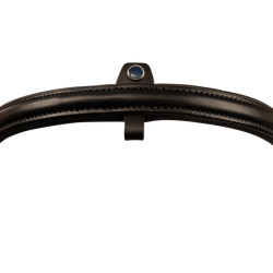 Muserola combinada Stübben 2300 Leitrim Negro / negro plateado