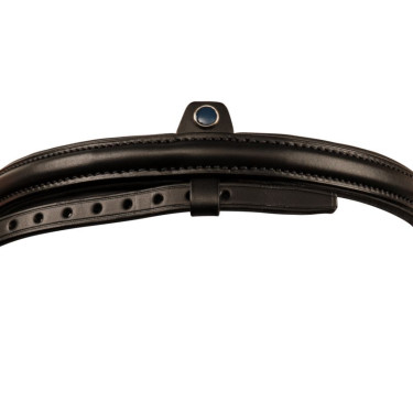 Muserola combinada Stübben 2300 Leitrim Negro / negro plateado