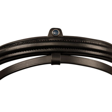 Muserola combinada Stübben 2300 Leitrim Negro / negro plateado