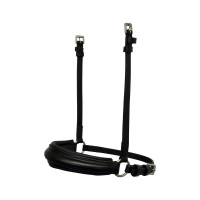 Muserola Alemana Stübben 2300 Leitrim Negro / negro plateado