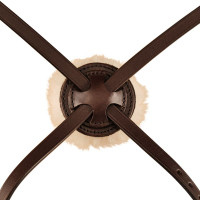 Muserola Mexicana Stübben 2300 Leitrim Ébano / ébano plateado